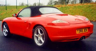 Boxster With Facelift Kit - Passenger Side Angled - New Carrera Wheels