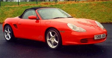 Boxster With Facelift Kit - Drivers Side Angled - New Carrera Wheels